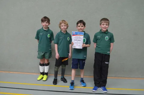 D-Knaben nach Turnierschluss