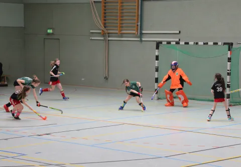 Abwehr und Torfrau ließen heute (fast) nichts anbrennen, hier im Spiel gegen Weimar.