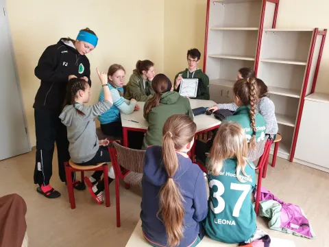 Der Erfurter Hockey Club erfolgreich beim winterlichen Straußberg Cup 2019