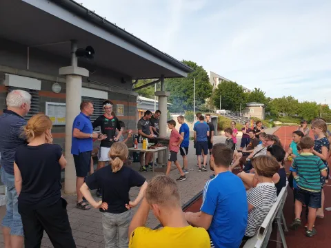 Zum Abschied eine Dusche…