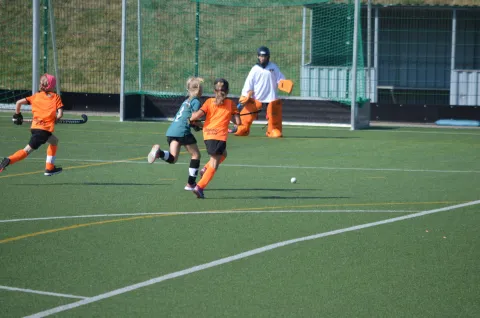 Heute war fast immer das grüne Trikot vorne.