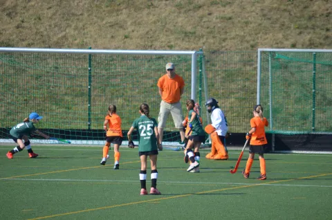 Mal aus der Mitte mal von Links - fast immer waren zwei im Schusskreis anspielbar.