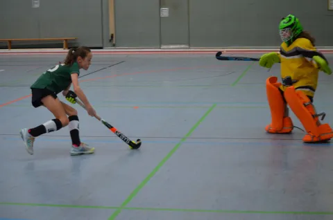 Penalty im Spiel gegen Weimar - da rauscht sie an