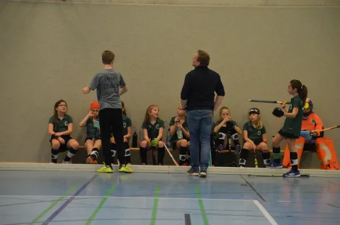 Pausenansprache im Spiel gegen Jena