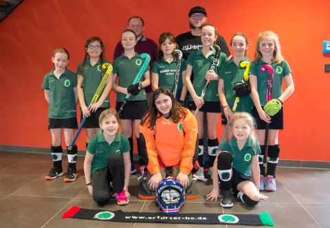 Die C-Mädchen des Erfurter HC in Bayreuth 2020 - tolle Truppe!