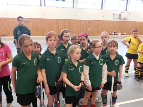 C-Mädchen bei der Pokalendrunde