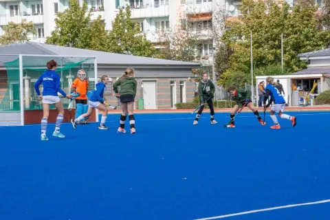 Sortierte Abwehr im Spiel gegen den SSC Jena Sortierte Abwehr im Spiel gegen den SSC Jena