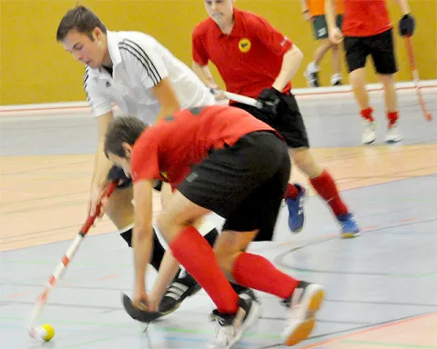 Hallenhockey Erfurt Spiel gegen Dresden II