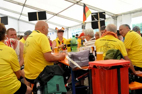 Ausgelassene Feierstimmung in Leipzig Ausgelassene Feierstimmung in Leipzig
