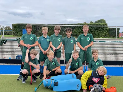 mU12 vor den Spielen in Leuna