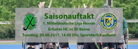 Saisonauftakt: Erfurter Hockey Club e.V. gegen SV Blau-Gelb Borna