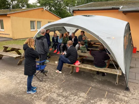 den ersten Tag ausklingen lassen...