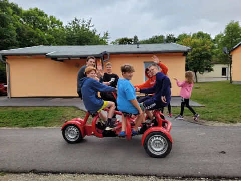 Teambulding mit Teambikefahren 3/5