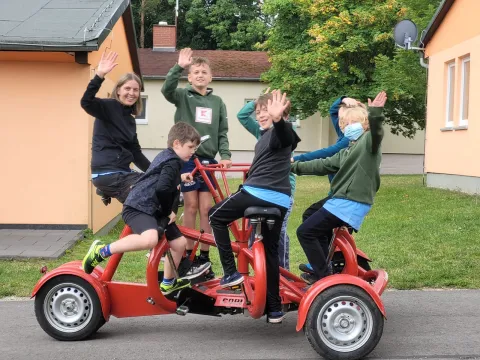 Teambulding mit Teambikefahren 4/5