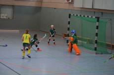 Mit voller Wucht an der Torfrau des SV Tresenwald vorbei ins Netz