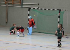 Eine weiteres D-Mädchen gab im Spiel gegen Weimar alles