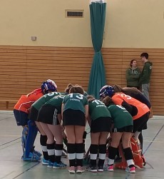 Einschwören gegen HCLG Leipzig
