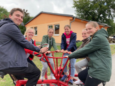 Teambulding mit Teambikefahren 1/5