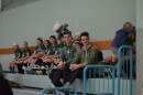 Das Team auf der Tribüne