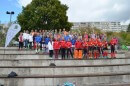 Die Spielerinnen der Endrunde 2019 der C-Mädchen aus Feiberg, Erfurt, Dresden, Meerane, Jena und Leipzig