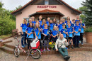 Gruppenbild mit Gast Biathlonstaffelolympiasieger Peter Sendel
