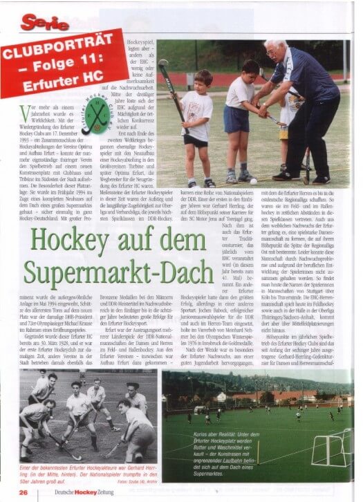 Hockeyzeitung 20 - Erfurter Hockey  Club e.V. Seite 1