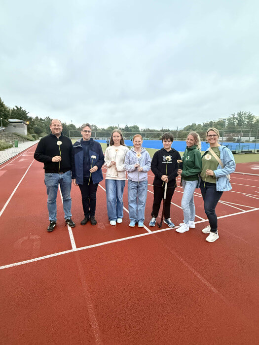 V.l.n.r Uli, Frank, Nike, Lotta, Richard, Katharina, Jasmin