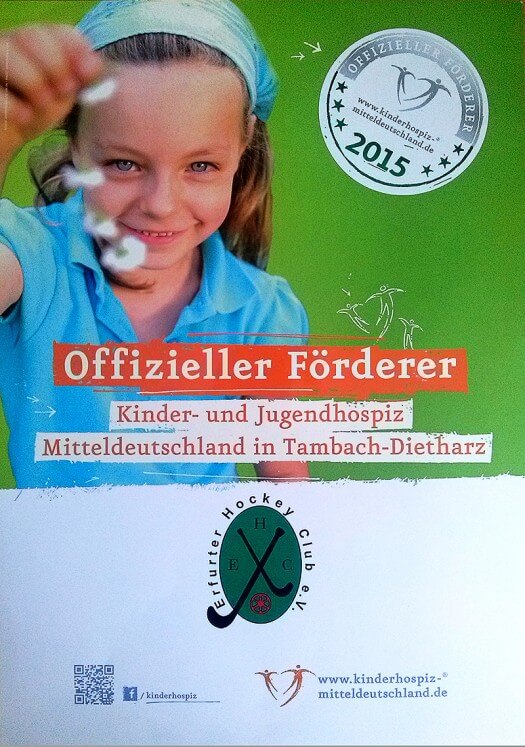 EHC offizieller Förderer des Kinderhospiz Mitteldeutschland
