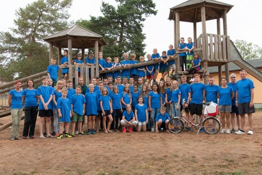 Gruppenfoto Sommercamp Straußberg