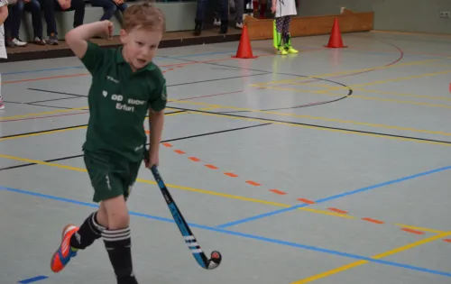 Jubelnder Mini nach Torerfolg