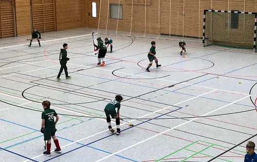 Erwärmung vor dem Spiel