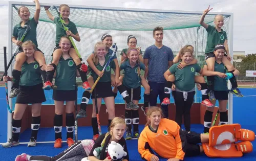 Mannschaftsfoto der Mädchen B