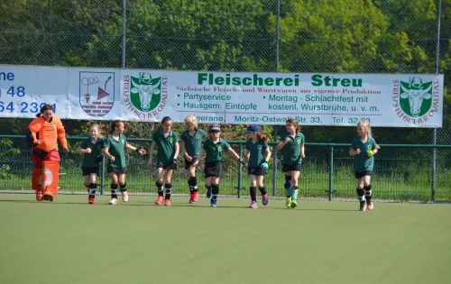 Die C-Mädchen 2019 des Erfurter HC - nicht nur körperlich eine harmonische Truppe!