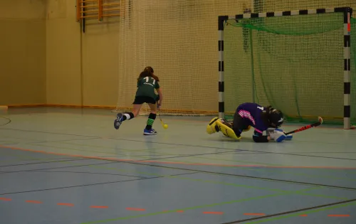 Penalty, eine Nervensache - hier rechts angetäuscht und dann links vorbei - Tor.