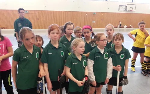 C-Mädchen bei der Pokalendrunde