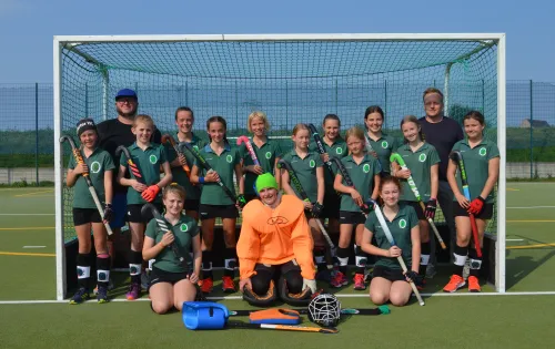 Die U12 des Erfurter HC - Vizemeister