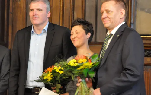 Verleihung des Förderpreis für den Erfurter Hockey Club