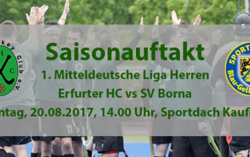 Saisonauftakt: Erfurter Hockey Club e.V. gegen SV Blau-Gelb Borna