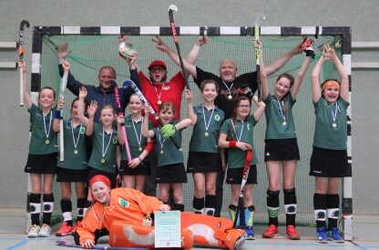 Die C-Mädchen des Erfurter HC - Mitteldeutscher Hockeymeister - Halle 2018/19