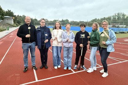 V.l.n.r Uli, Frank, Nike, Lotta, Richard, Katharina, Jasmin