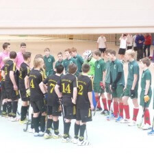 Begrüßung CHC Köthen und Erfurter Hockey Club