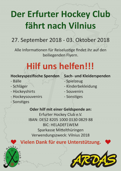 Plakat Spende Vilnius