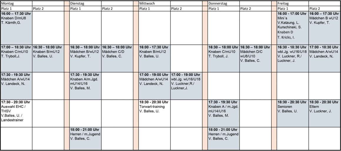 Trainingsplan Feldsaison 2021 Trainingsplan Feldsaison 2021